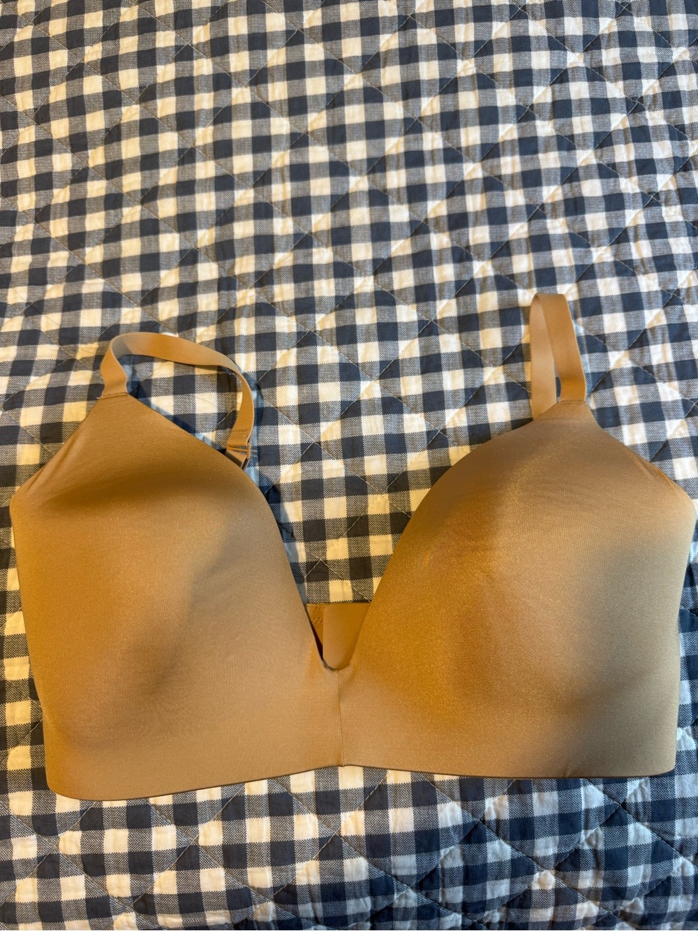 SKIMS Smooth Seamless Bra - Camel Brown